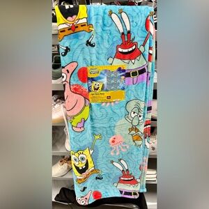NEW RELEASE SpongeBob Squarepants plush blanket throw